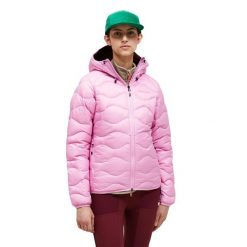 Kurtka Peak Performance puchowa damska Helium Down Hood Jacket różowa - S. Czerwone kurtki damskie Peak Performance, s, bez wzorów, z puchu, bez kaptura. W wyprzedaży za 1,059.00 zł.