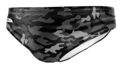 Slipy water polo TURBO Camo Pulse. Zielone kąpielówki męskie TURBO, m, bez wzorów, z materiału, na fitness i siłownię. Za 149.00 zł.