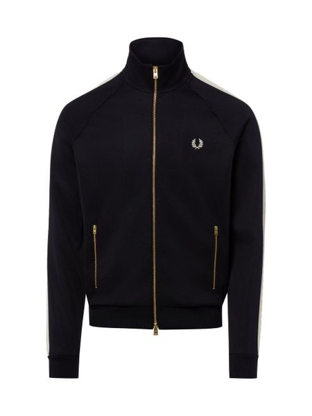 Fred Perry bluza z kapturem Mężczyźni Sztuczne włókno niebieski, XL. Niebieskie bluzy z kapturem męskie Fred Perry, m, z dzianiny. Za 849.95 zł.