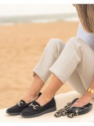 Bellucci Mokasyny w kolorze czarnym rozmiar: 40. Czarne mokasyny damskie Bellucci. Za 78.99 zł.