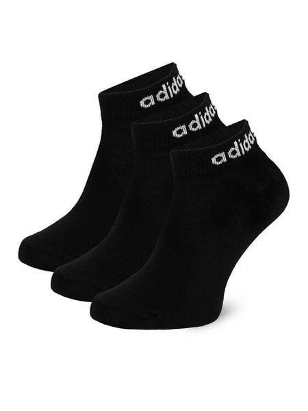 Adidas Skarpety krótkie C-IC1305 3-PACK Czarny. Czarne skarpetki damskie Adidas, bez wzorów, z bawełny. Za 44.99 zł.