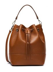 CXL by Christian Lacroix Skórzana torebka "Elysé" w kolorze brązowym - 16 x 28 x 15 cm rozmiar: onesize. Brązowe torebki klasyczne damskie CXL by Christian Lacroix, bez wzorów, z materiału, bez dodatków. Za 409.97 zł.