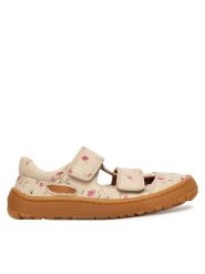 Froddo Sandały Barefoot Sandal G3150291-12 S Beżowy. Brązowe sandały dziewczęce Froddo, ze skóry, bez zapięcia. Za 359.99 zł.