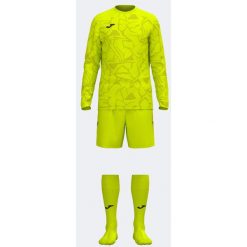 Zestaw Sportowy Joma Zamora IX - Oddychający i Zrównoważony. Żółte spodnie dresowe damskie Joma, bez wzorów, z dresówki. W wyprzedaży za 228.70 zł.