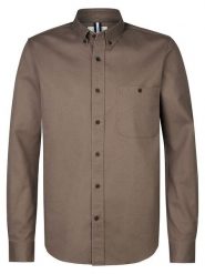 PROFUOMO Koszula - Relaxed fit - w kolorze brązowym rozmiar: XL. Brązowe koszule męskie PROFUOMO, xl, bez wzorów, z bawełny, bez kołnierzyka, bez ramiączek. Za 233.95 zł.