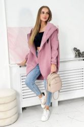 Bluza z krótkim suwakiem ciemny róż. Czerwone bluzy z kapturem damskie KESI, l, z bawełny. Za 355.46 zł.