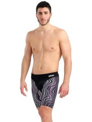 Arena Kąpielówki "Jammer" w kolorze czarnym rozmiar: 8. Czarne kąpielówki męskie Arena, bez wzorów, z materiału. Za 82.83 zł.