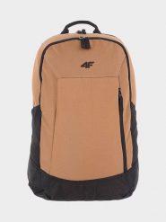 4F Plecak w kolorze jasnobrązowo-czarnym - 31 x 45 x 13 cm rozmiar: onesize. Brązowe plecaki damskie 4f, bez wzorów, z materiału. Za 125.85 zł.
