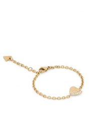 Guess Bransoletka JUBB06 088JW Złoty. Żółte bransoletki damskie Guess, metalowe. Za 189.99 zł.