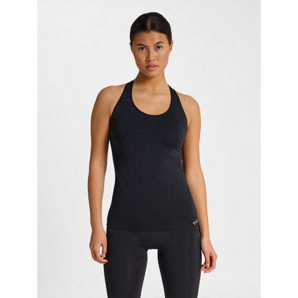 Top Sportowy Bezszwowy Hummel Hmltif Seamless Top Czarny. Czarne topy damskie HUMMEL, m, bez wzorów, bez kołnierzyka. Za 152.50 zł.