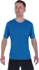Koszulka treningowa męska Inov-8 Performance Short Sleeve. Niebieskie t-shirty sportowe męskie Inov-8, m, z materiału, bez ramiączek, do biegania. Za 245.20 zł.