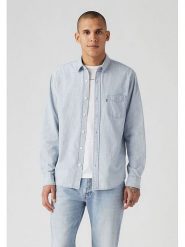 Levi´s Koszula dżinsowa w kolorze błękitno-białym rozmiar: S. Białe koszule męskie s, bez wzorów, z bawełny, bez kołnierzyka, bez ramiączek. Za 104.64 zł.