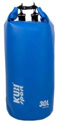 Wodoodporna torba na łódź 30 L. Niebieskie torby męskie na ramię KUBISPORT, bez wzorów, z materiału, na ramię. Za 48.00 zł.