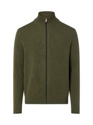 Nils Sundström Męski kardigan Mężczyźni Bawełna zielony marmurkowy, XL. Zielone kardigany męskie Nils Sundström, m, bez wzorów, z bawełny, bez kołnierzyka. Za 349.95 zł.