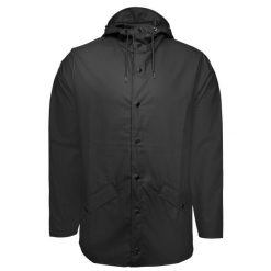 Kurtka RAINS JACKET W3 Czarny. Czarne kurtki męskie Rains, m, bez wzorów, z syntetyku, bez kaptura. Za 403.83 zł.