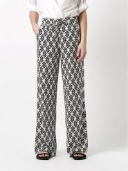 Rosner Spodnie w kolorze biało-czarnym rozmiar: W44/L32. Czarne spodnie materiałowe damskie Rosner, bez wzorów, z materiału. Za 208.99 zł.