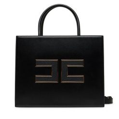 Torebka Elisabetta Franchi. Czarne torebki klasyczne damskie Elisabetta Franchi, bez wzorów, bez dodatków. Za 1,819.00 zł.