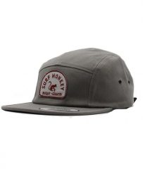 Czapka 5-panelowa - Płaski daszek - Jockey / Rozmiar uniwersalny (Szary). Szare czapki męskie SURF MONKEY, z aplikacjami, z bawełny. Za 179.95 zł.