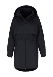 Płaszcz przejściowy J-BOLONIA. Niebieskie płaszcze damskie Volcano, na wiosnę, plus size, bez wzorów, z materiału, plus size. Za 359.99 zł.
