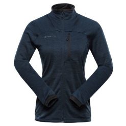 Bluza damska turystyczna szybkoschnąca Alpine Pro Onneca 3. Niebieskie bluzy bez kaptura damskie Alpine Pro. W wyprzedaży za 299.00 zł.