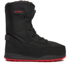 Śniegowce Bogner. Czarne buty zimowe męskie Bogner, bez zapięcia. Za 1,029.00 zł.