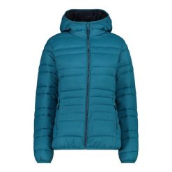 Damska kurtka z kapturem CMP. Białe kurtki damskie CMP, na zimę, xs, bez wzorów, z puchu, z kapturem. Za 435.50 zł.