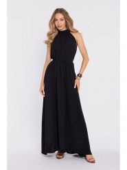 Made of emotion Sukienka w kolorze czarnym rozmiar: onesize. Czarne sukienki damskie Made Of Emotion, bez wzorów, z tkaniny, bez kołnierzyka, bez ramiączek, maxi. Za 244.99 zł.