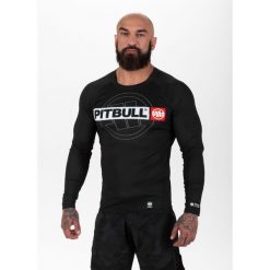 Longsleeve Rashguard dla dorosłych koszulka techniczna sportowa Hilltop Sports. Czarne t-shirty sportowe męskie PITBULL, m, bez ramiączek, do biegania. Za 159.00 zł.