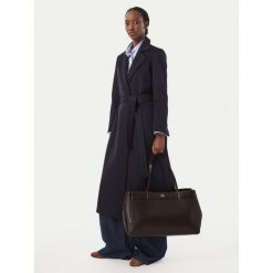 Torebka Calvin Klein. Brązowe torebki klasyczne damskie CALVIN KLEIN, bez wzorów, bez dodatków. Za 749.99 zł.