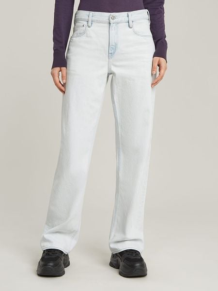 G-Star Dżinsy "Judee" - Loose fit - w kolorze biało-błękitnym rozmiar: W26/L32. Białe jeansy damskie G-Star. Za 217.53 zł.