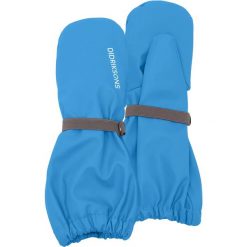 Rękawiczki dziecięce Didriksons Pile. Niebieskie rękawiczki dziecięce Didriksons, bez ramiączek. Za 73.99 zł.