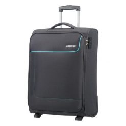 American Tourister Walizka Funshine grafitowa szara. Szare walizki AMERICAN TOURISTER, bez wzorów. W wyprzedaży za 299.00 zł.