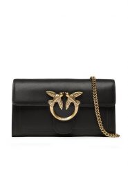 Pinko Torebka Love One Wallet C PE 23 PLTT 100062 A0F1 Czarny. Czarne torebki klasyczne damskie Pinko, bez wzorów, ze skóry, bez dodatków. Za 1,059.00 zł.
