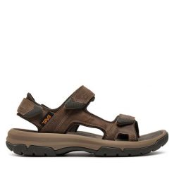 Sandały Teva. Brązowe sandały męskie Teva, bez zapięcia. Za 359.99 zł.