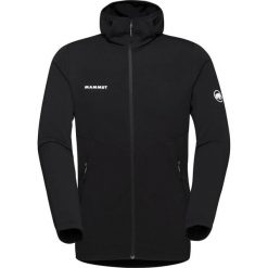 Bluza trekkingowa męska Mammut Aconcagua Light ML Hooded. Czarne bluzy bez kaptura męskie Mammut, l. Za 559.99 zł.