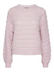 Pieces Sweter w kolorze jasnoróżowym rozmiar: S. Różowe swetry klasyczne damskie Pieces, s, ze splotem, bez kołnierzyka. Za 78.84 zł.