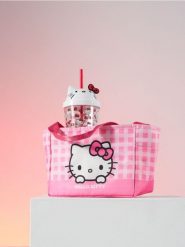 Torba termiczna Hello Kitty - różowy. Czerwone torebki klasyczne damskie Sinsay, bez wzorów, bez dodatków. Za 19.99 zł.