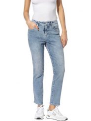 Heine Dżinsy - Slim fit - w kolorze błękitnym rozmiar: 36. Niebieskie jeansy damskie Heine, z podwyższonym stanem. Za 79.03 zł.