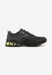 Czarno-Zielone Buty Sportowe Sneakersy z Efektem Ombre na Tłoczonej Podeszwie Nelloti. Czarne buty sportowe na co dzień męskie Born2be, na lato, z jeansu, bez zapięcia. Za 169.99 zł.