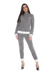 Bluza miękki oddychający z bawełna z pełny zamek błyskawiczny na co dzień. Czarne bluzy bez kaptura damskie LEONE 1947 APPAREL, m, bez wzorów, z bawełny, bez ramiączek, bez kaptura. Za 189.41 zł.