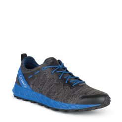 Buty trekkingowe męskie Aku Rapida Air. Niebieskie buty trekkingowe męskie Aku, bez zapięcia, trekkingowe. Za 299.00 zł.