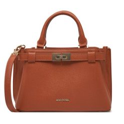Torebka GINO ROSSI. Brązowe torebki klasyczne damskie Gino Rossi, bez wzorów, bez dodatków. Za 229.99 zł.