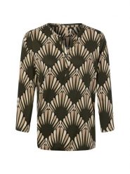 Soyaconcept® Koszulka z długim rękawem Kobiety Bawełna czerwony|zielony, XL. Czerwone t-shirty damskie xl, bez wzorów, z bawełny, bez kołnierzyka. Za 179.95 zł.