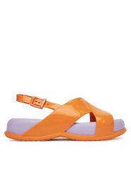 Melissa Sandały Melissa Mare Platform Ad 36047 Pomarańczowy. Brązowe sandały damskie Melissa, bez wzorów, z tworzywa sztucznego, bez obcasa, na płaskiej podeszwie. Za 349.99 zł.