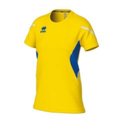 Damska Koszulka Errea Corinne. Żółte t-shirty damskie ERREA, bez wzorów, bez kołnierzyka. Za 239.50 zł.