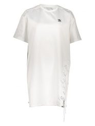 Adidas Sukienka "Always" w kolorze białym rozmiar: 32. Białe sukienki damskie Adidas, bez wzorów, bez kołnierzyka, bez ramiączek, mini. Za 65.69 zł.