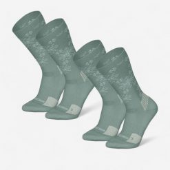 Skarpety turystyczne SH500 Mid. Skarpetki damskie QUECHUA, bez wzorów, z elastanu. Za 69.99 zł.