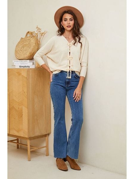 Soft Cashmere Kardigan w kolorze beżowym rozmiar: 38/40. Brązowe kardigany damskie Soft Cashmere, bez wzorów, z kaszmiru. Za 104.99 zł.