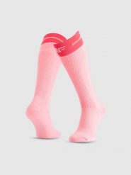 4F Skarpety narciarskie damskie - różowe 35-38. Czerwone skarpetki damskie 4f, bez wzorów, prążkowane. Za 79.99 zł.