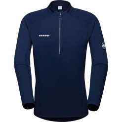 Bluza męska Mammut Aenergy FL Half Zip Longsleeve. Niebieskie bluzy bez kaptura męskie Mammut, l, z materiału. Za 382.80 zł.